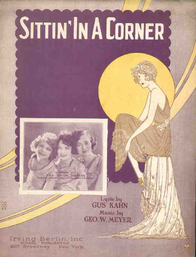 Sittin’ In A Corner - 1923
